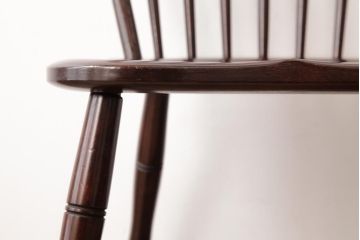 中古　松本民芸家具　ビンテージ　飽きのこないデザインが魅力の#72型・リーチチェア(ダイニングチェア、椅子)(1)