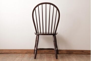 中古　松本民芸家具　ビンテージ　飽きのこないデザインが魅力の#72型・リーチチェア(ダイニングチェア、椅子)(1)