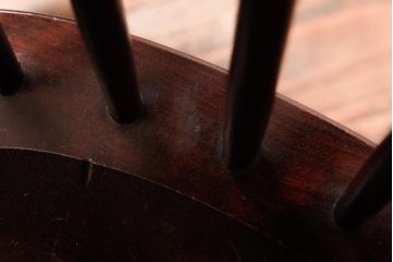 中古　松本民芸家具　ビンテージ　飽きのこないデザインが魅力の#72型・リーチチェア(ダイニングチェア、椅子)(2)