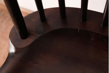 中古　松本民芸家具　ビンテージ　飽きのこないデザインが魅力の#72型・リーチチェア(ダイニングチェア、椅子)(2)