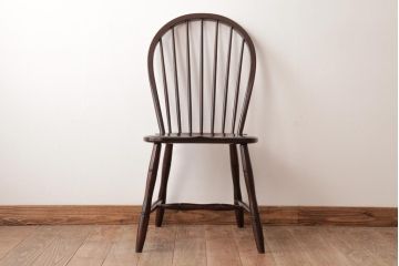 中古　松本民芸家具　ビンテージ　飽きのこないデザインが魅力の#72型・リーチチェア(ダイニングチェア、椅子)(3)