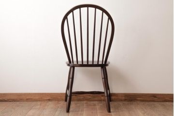 中古　松本民芸家具　ビンテージ　飽きのこないデザインが魅力の#72型・リーチチェア(ダイニングチェア、椅子)(3)