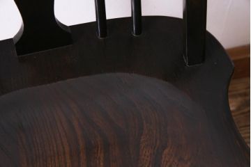 ヴィンテージ家具　イギリスビンテージ　ニレ材・バーチ材　ほっと落ち着く印象与えるチェア(ダイニングチェア)