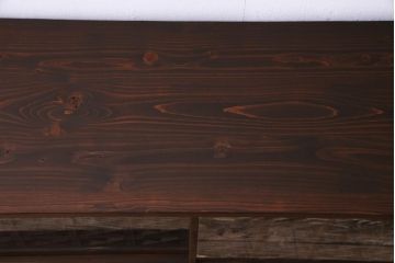 ラフジュ工房オリジナル　古建具リメイク　組子が和モダンな雰囲気醸し出すローボード(テレビ台、テレビボード、収納棚、戸棚)(1)