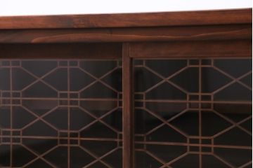 ラフジュ工房オリジナル　古建具リメイク　組子が和モダンな雰囲気醸し出すローボード(テレビ台、テレビボード、収納棚、戸棚)(1)