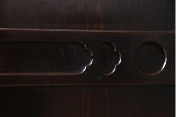 ラフジュ工房オリジナル　古建具リメイク　レトロな雰囲気がお洒落な収納棚(戸棚、リビングボード)