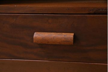 レトロ家具　昭和レトロ　素朴な雰囲気を醸し出す本棚(収納棚、ウッドシェルフ)