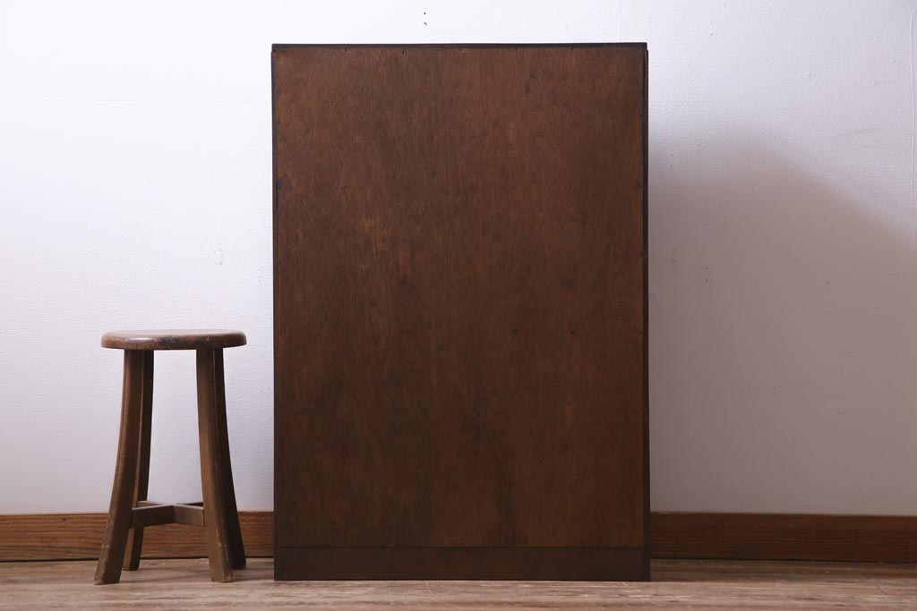 レトロ家具　昭和レトロ　素朴な雰囲気を醸し出す本棚(収納棚、ウッドシェルフ)