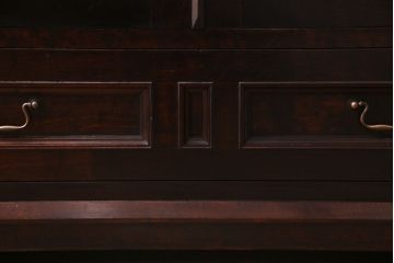 中古　松本民芸家具　衣装盆と取り替えられる棚板付きG型和タンス(チェスト、収納棚、着物箪笥)(定価約67万円)