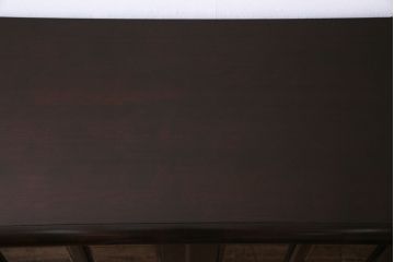中古　北海道民芸家具　#138　落ち着いた色味のクラシカルなサイドボード(収納棚、戸棚)(1)