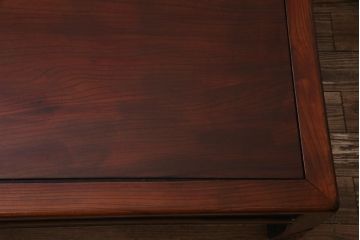 アンティーク家具　和製アンティーク　総ケヤキ材　漆の上品な光沢が魅力的なローテーブル(座卓)
