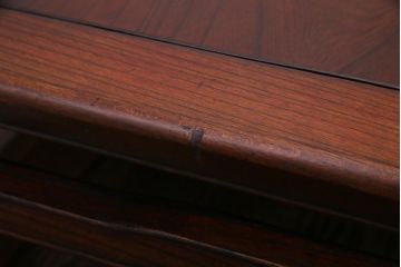 アンティーク家具　和製アンティーク　総ケヤキ材　漆の上品な光沢が魅力的なローテーブル(座卓)