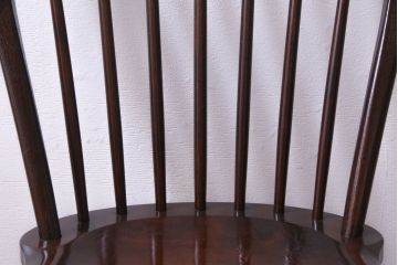 中古　松本民芸家具　ビンテージ　凛とした雰囲気を漂わせる#72型・リーチチェア(ダイニングチェア、椅子)