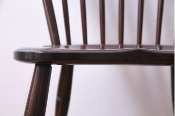 中古　松本民芸家具　ビンテージ　凛とした雰囲気を漂わせる#72型・リーチチェア(ダイニングチェア、椅子)