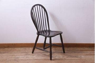 中古美品　松本民芸家具　ビンテージ　凛とした雰囲気を漂わせる#72型・リーチチェア(ダイニングチェア、椅子)(1)