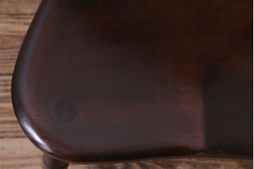 中古　松本民芸家具　ビンテージ　凛とした雰囲気を漂わせる#72型・リーチチェア(ダイニングチェア、椅子)(2)