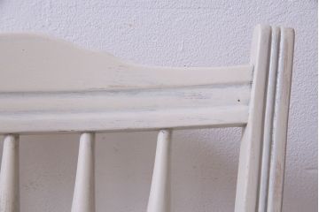ペイント家具　フレンチカントリーにおすすめなイギリス製のアンティークチェア(ダイニングチェア)