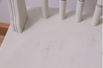 ペイント家具　フレンチカントリーにおすすめなイギリス製のアンティークチェア(ダイニングチェア)