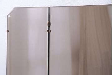 中古　神戸伝承欧風家具(洋家具)　たかねや製　クラシカルなドレッサー(三面鏡、鏡台)