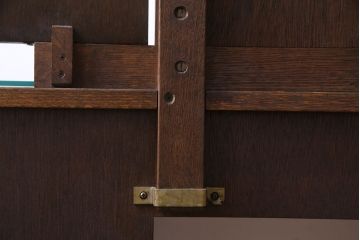 中古　神戸伝承欧風家具(洋家具)　たかねや製　クラシカルなドレッサー(三面鏡、鏡台)