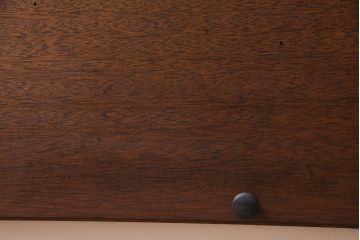 ラフジュ工房オリジナル　コントラストが可愛らしいパタパタ扉のペイント収納棚(戸棚、下駄箱、キャビネット)