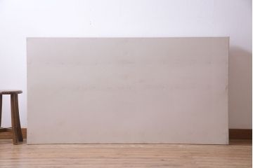 ラフジュ工房オリジナル　コントラストが可愛らしいパタパタ扉のペイント収納棚(戸棚、下駄箱、キャビネット)