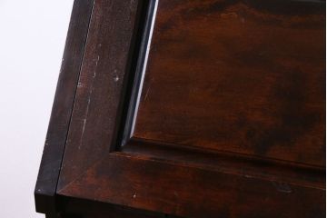 中古　松本民芸家具　重H型ボールフットビューロー(ビューローブックケース、ライティングビューロー)