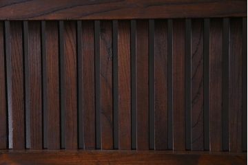 和製アンティーク　明治期　欅の杢目や風合いが美しい富山蔵戸(建具、引き戸、玄関戸)