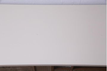 ペイント家具　古建具リメイク　モールガラス・ダイヤガラス　優しげであたたかみ感じる収納棚(ガラス戸棚、サイドボード)