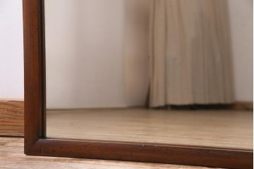 アンティーク雑貨　和製アンティーク　大正ロマン香るデザインが上品な印象与えるミラー(壁掛けミラー、鏡、姿見)