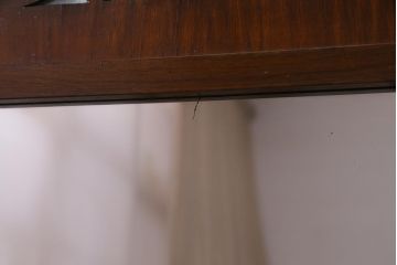 アンティーク雑貨　和製アンティーク　大正ロマン香るデザインが上品な印象与えるミラー(壁掛けミラー、鏡、姿見)(1)