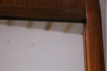 アンティーク雑貨　和製アンティーク　大正ロマン香るデザインが上品な印象与えるミラー(壁掛けミラー、鏡、姿見)(1)
