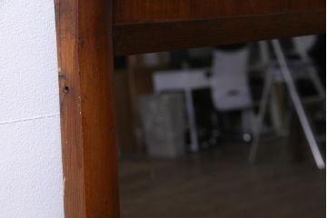 アンティーク雑貨　和製アンティーク　大正ロマン香るデザインが上品な印象与えるミラー(壁掛けミラー、鏡、姿見)(1)