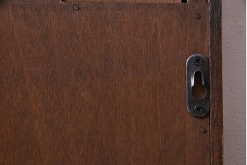 アンティーク雑貨　和製アンティーク　大正ロマン香るデザインが上品な印象与えるミラー(壁掛けミラー、鏡、姿見)(1)