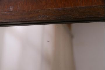 アンティーク雑貨　和製アンティーク　大正ロマン香るデザインが上品な印象与えるミラー(壁掛けミラー、鏡、姿見)(2)