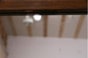 アンティーク雑貨　和製アンティーク　大正ロマン香るデザインが上品な印象与えるミラー(壁掛けミラー、鏡、姿見)(2)