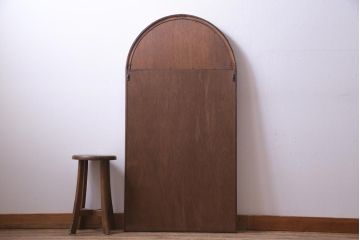 アンティーク雑貨　和製アンティーク　大正ロマン香るデザインが上品な印象与えるミラー(壁掛けミラー、鏡、姿見)(2)