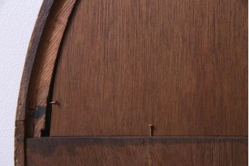 アンティーク雑貨　和製アンティーク　大正ロマン香るデザインが上品な印象与えるミラー(壁掛けミラー、鏡、姿見)(2)