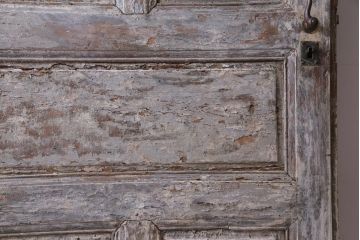 アンティーク雑貨　ジャンク品　フランスアンティーク　シャビーな雰囲気が存在感のあるドア(ディスプレイ)