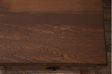 レトロ家具　昭和初期　栓材　レトロな雰囲気がお洒落な文机(座卓、作業台)