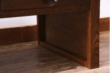 レトロ家具　昭和初期　栓材　レトロな雰囲気がお洒落な文机(座卓、作業台)