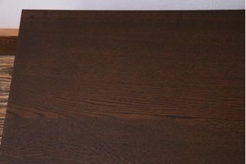 レトロ家具　昭和初期　栓材　レトロで温かみのある文机(片袖机)