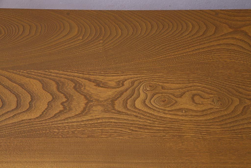 レトロ家具　昭和レトロ　栓材　温もり溢れる明るい色味の文机(片袖机)