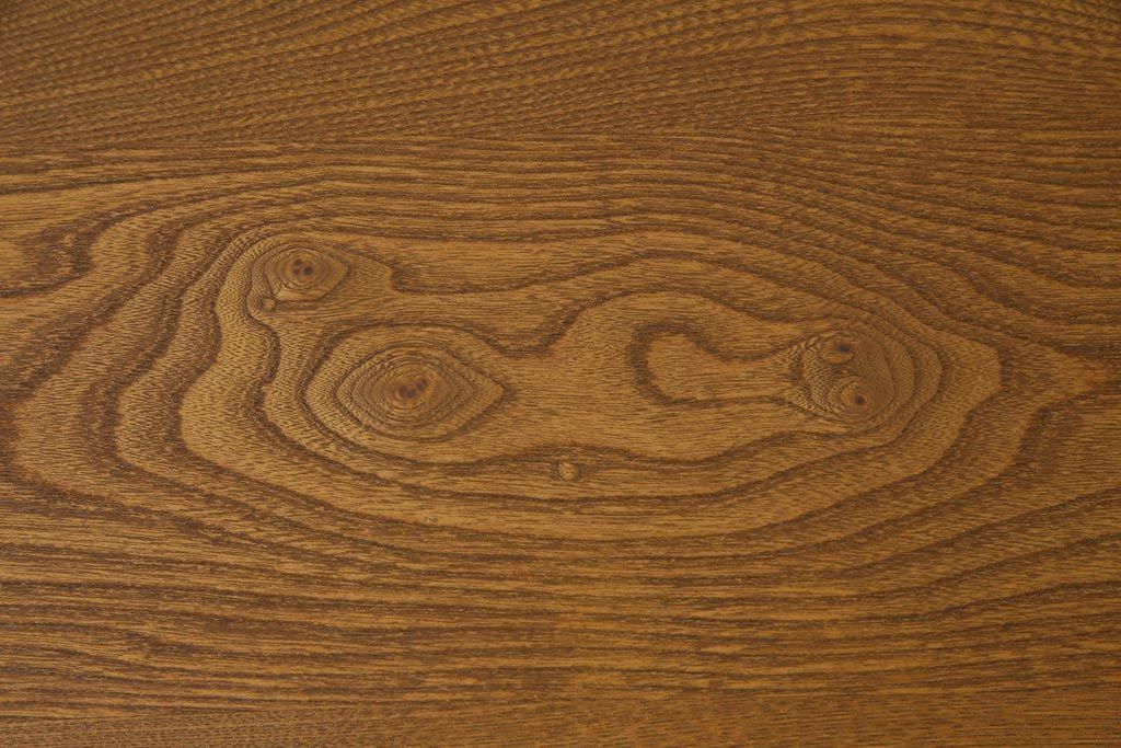 レトロ家具　昭和レトロ　栓材　温もり溢れる明るい色味の文机(片袖机)