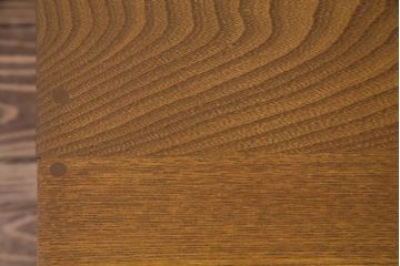 レトロ家具　昭和レトロ　栓材　温もり溢れる明るい色味の文机(片袖机)