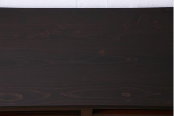 ラフジュ工房オリジナル　明治期の建具を活用した味のある佇まいの戸棚(収納棚)