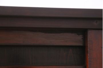 ラフジュ工房オリジナル　明治期の建具を活用した味のある佇まいの戸棚(収納棚)
