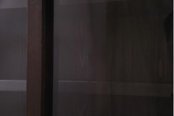 アンティーク家具　和製アンティーク　ヒノキ材　近江産　貫禄ある佇まいが魅力の関西収納棚(重ね収納棚、水屋箪笥)