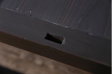 アンティーク家具　和製アンティーク　ヒノキ材　近江産　貫禄ある佇まいが魅力の関西収納棚(重ね収納棚、水屋箪笥)
