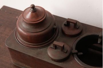 アンティーク雑貨　古民具　昭和初期　古き良き風情漂う銅壺(銅壷、湯沸し)